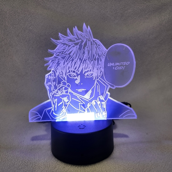 3/$25-Jujutsu Kaisen Anime 3D Night Light 16 Colors Change Touch/Remote LED Gift - Picture 5 of 14